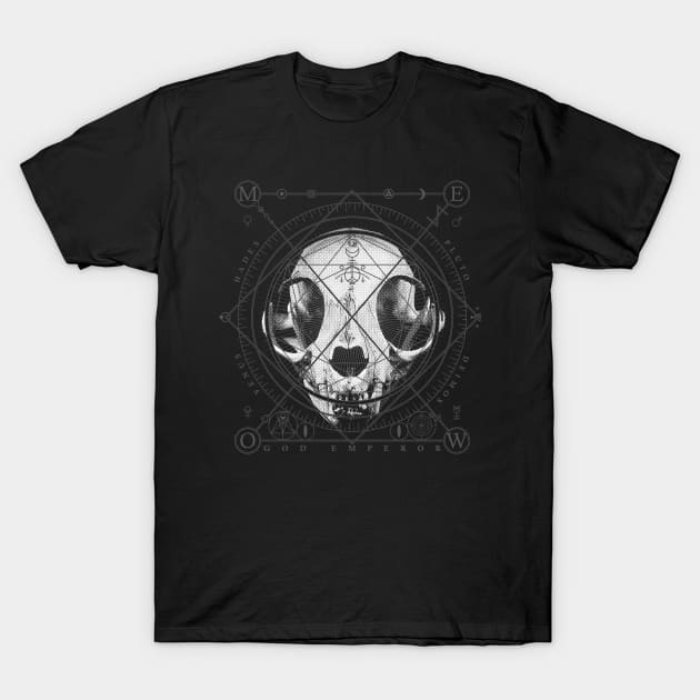 Cat God Emperor T-Shirt by Krobilad